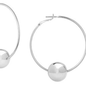 Janis Savitt Medium Ball Hoops (Oprah's Favorite)
